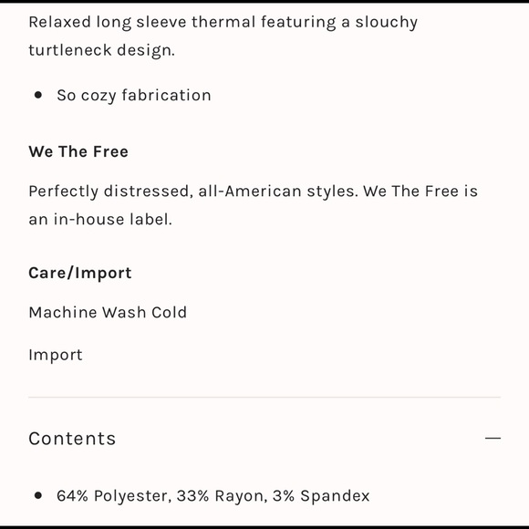 We The Free Thermal Turtleneck - Picture 8 of 8